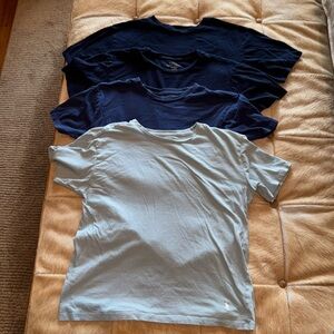 Ralph Laurene polo tshirts x 4.  XL for boys.  Blue colors.